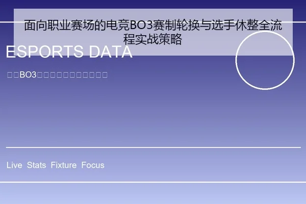 面向职业赛场的电竞BO3赛制轮换与选手休整全流程实战策略